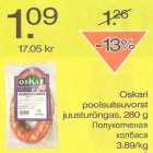 Магазин:Säästumarket,Скидка:Полукопченая колбаса