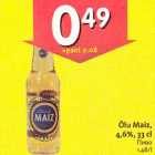 Alkohol - Õlu Maiz, 4,6%, 33cl