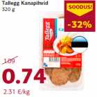 Allahindlus - Tallegg Kanapihvid
320 g