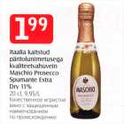 Allahindlus - Itaalia kaitstud päritolunimetusega kvaliteetvahuvein Maschio Prosecco Spumante Extra Dry