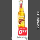 Õlu Sol, 4,5%, 33 cl