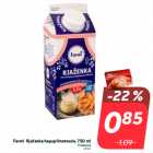 Farmi Rjaženka hapupiimatoode, 750 ml