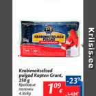 Krabimaitselised pulgad Kapten Grant, 250 g
