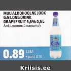 Allahindlus - MUU ALKOHOOLNE JOOK G:N LONG DRINK GRAPEFRUIT