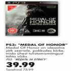 Магазин:Prisma,Скидка:PS3 "Медаль за отвагу"