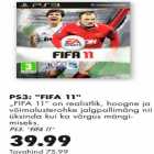 Магазин:Prisma,Скидка:PS3 "Fifa 11"