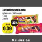 Allahindlus - Jaffaküpsised Salsa
(glasuuris, täidisega)
130g
2 sorti
