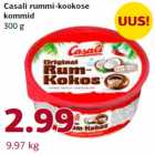 Casali rummi-kookose
kommid
300 g