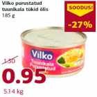 Магазин:Comarket,Скидка:Тунец, кусочки в масле
185 г