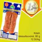 Köstri täissuitsuvorst, 80 g