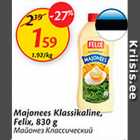 Majonees Klassikaline, Felix, 830 g