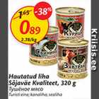 Hautatud liha Sõjaväe Kvaliteet, 320 g