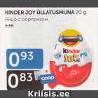 KINDER JOY ÜLLATUSMUNA 20 G
