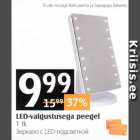 Allahindlus - LED-valgustusega peegel 1 tk