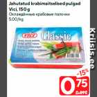 Jahutatud krabimaitselised pulgad
Vici, 150 g
