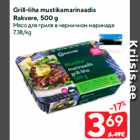 Allahindlus - Grill-liha mustikamarinaadis
Rakvere, 500 g
