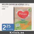 Allahindlus - MILUPA SAFARI 6K KÜPSIS 180 g