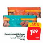 Allahindlus - Kakaoküpsised täidisega
Rimi, 145 g