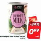 Кокосовое молоко Rimi Planet, 400 мл