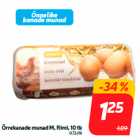 Магазин:Hüper Rimi, Rimi, Mini Rimi,Скидка:Яйца куриные M, Rimi, 10 шт
