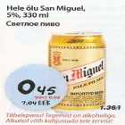 Alkohol - Hele õlu San Miguel