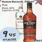 Alkohol - Rumm Bacardi