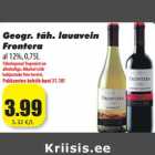 Geogr. täh. lauavein
Frontera
al 12%, 0,75L