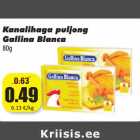 Allahindlus - Kanalihaga puljong
Gallina Blanca
80g