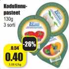 Allahindlus - Kodulinnupasteet 130 g 3 sorti