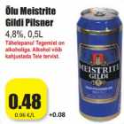 Alkohol - Õlu Meistrite
Gildi Pilsner
