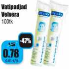Магазин:Grossi,Скидка:Ватные тампоны
Velvera
100шт