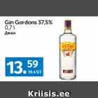 Allahindlus - Gin Gordons 37,5% 
0,7 l