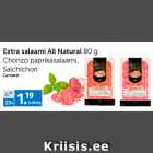 Extra salaami All Natural 
80 g