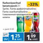 Karboniseeritud 
karastusjook 
2 l