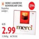 Merci assorted kommikarp