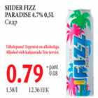 Alkohol - Siider fizz paradise