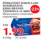 Шоколадное сливочное мороженое