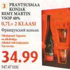 Alkohol - Prantsusmaa konjak Remy Martin VSOP + 2 klaasi