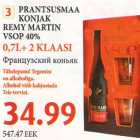 Allahindlus - Prantsusmaa konjak Remy Martin VSOP + 2 klaasi