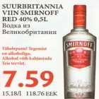 Suurbritannia viin Smirnoff Red