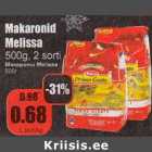 Allahindlus - Makaronid Malissa 500 g, 2 sorti