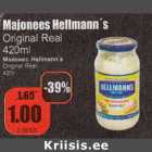 Majonees Hellmann"s Originaal Real 420 ml