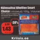 Магазин:Grossi,Скидка:Филе лосося холодного копчения Smart Choice (нарезанные) 100г