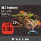 Allahindlus - BBQ Verivorst kg