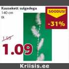 Kuusekett sulgedega 140 cm tk