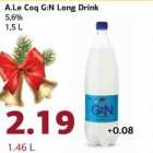 A.Le Coq G:N Long Drink 5,6%, 1,5 L