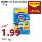 Allahindlus - Nestle riisi-banaanipuder 230 g