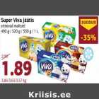 Магазин:Comarket,Скидка:Мороженое Super Viva разные вкусы 490 г / 520 г / 530 г / 1 л