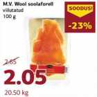 Allahindlus - M.V. Wool soolaforell viilutatud 100 g