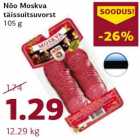 Nõo Moskva
täissuitsuvorst
105 g